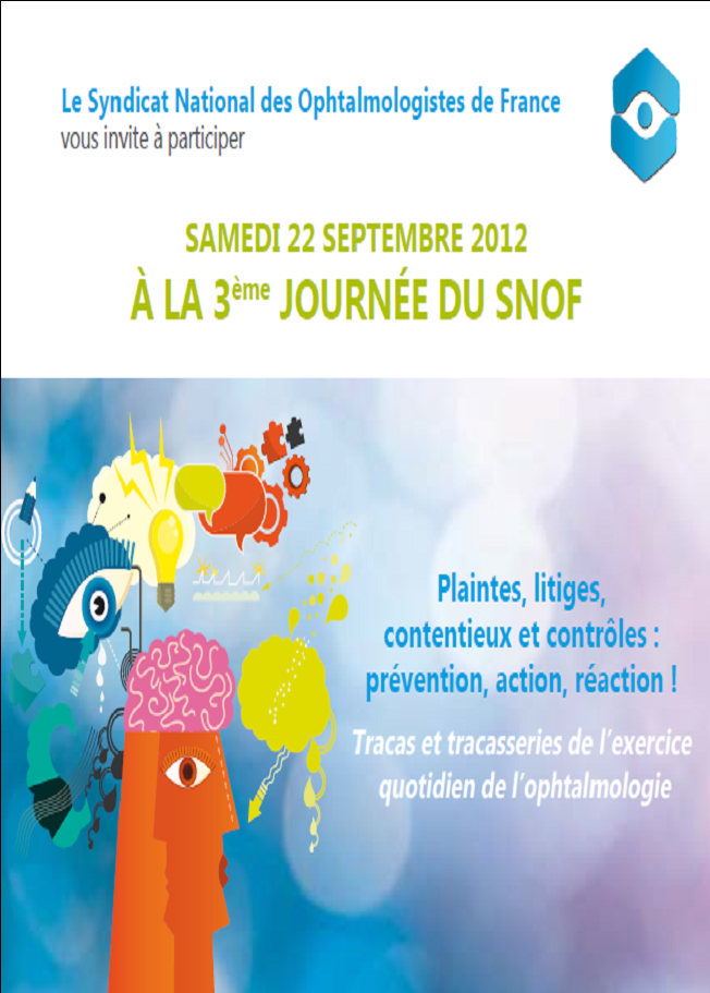 3ème Journée du SNOF – le 22 septembre 2012 à Paris - © 