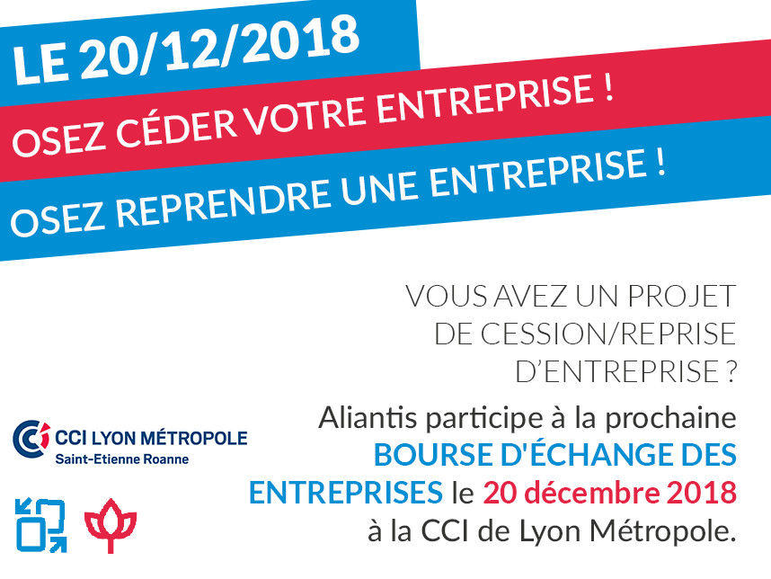 Participez à la bourse d’échange des entreprises du 20 décembre 2018 à la CCI Lyon Métropole - © 