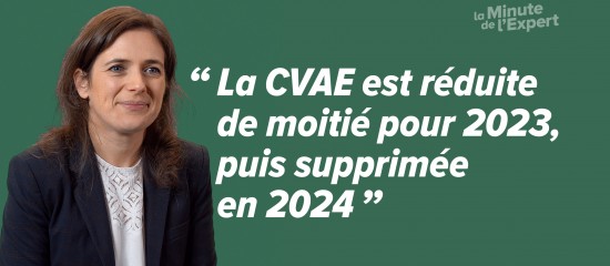 La suppression de la CVAE - © Les Echos Publishing 2022