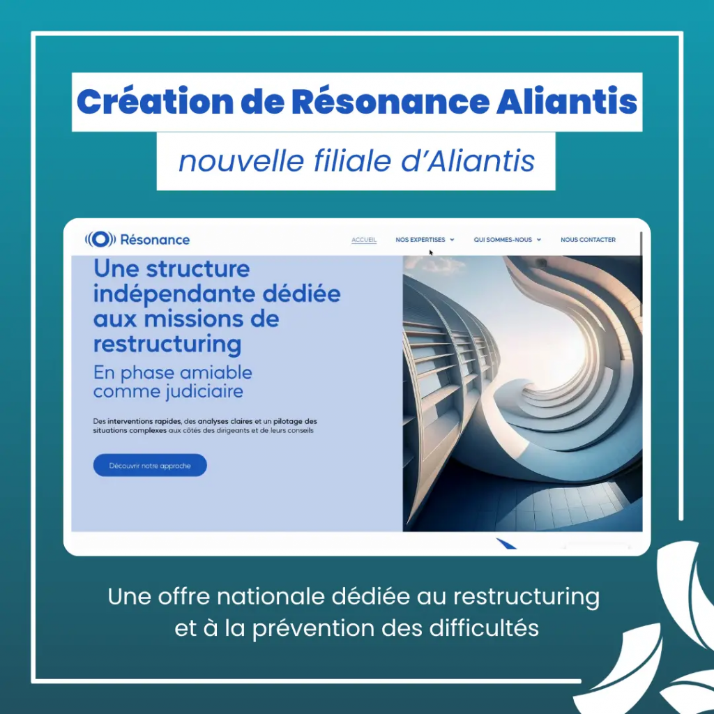 Création de la société Resonance Aliantis