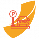 Parking sécurisé à disposition